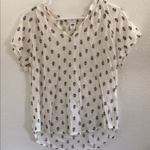 old navy patterned shirt
